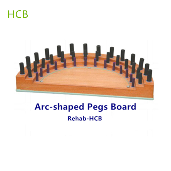 Wooden Peg Inserting Board Occupational Therapy Equipments