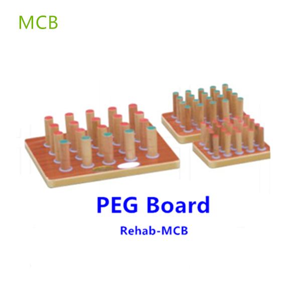 Wooden Peg Inserting Board Occupational Therapy Equipments-MCB